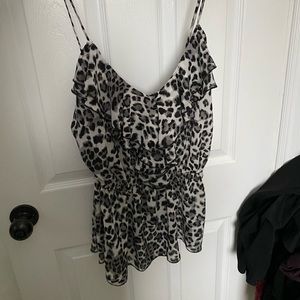 Leopard print tank